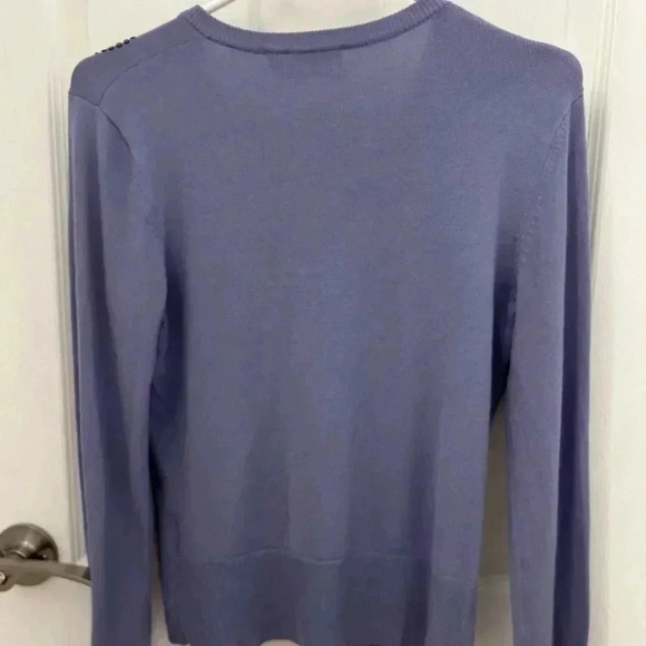 Mexx Purple  Embellished Sequin Cardigan Sweater Top, Sz S - Picture 5 of 7